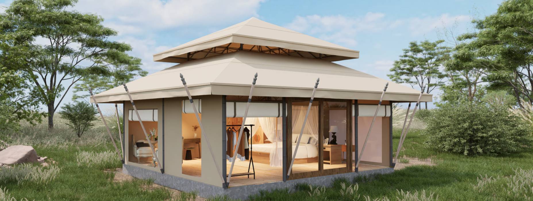 湟中县户外野奢帐篷